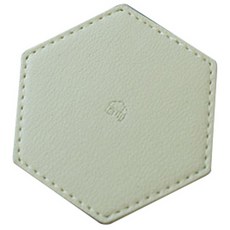 迷你居家圖示亮點杯墊, 綠色