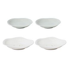 ssueim For Rest系列綜合款義大利麵碗組 2款 各2入, 白色（大）、霧綠（中）, 1套