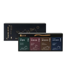 綜合養生草本茶禮盒 4件組+提袋, 牛蒡茶+薑茶+桔梗茶+桔梗生薑茶, 1組