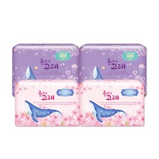 Whale Dream 蝶翼型衛生棉 中型 24片 x 3包 + 夜用型 18片 x 2包, 1套