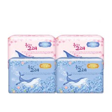 Whale Dream 蝶翼型衛生棉 中型 24片入 2包+大型 20片入 2包, 1組