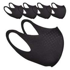 PRO TOURFIT 防紫外線抗菌高機能口罩 TF20MSK01 5入, 黑色, 5個