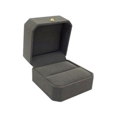 Bami Shop 麂皮戒指盒, 灰色, 1個