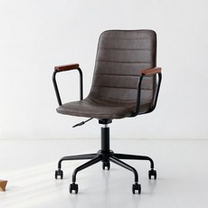 마켓비 WINGLA 회전의자 NM07, 다크브라운
