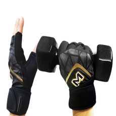마누스 뉴 헬스 고급 장갑 MTN-033 좌우 2세트, 블랙골드