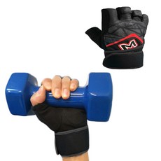 마누스 뉴 헬스 고급 장갑 MTN-033 좌우 2세트, 블랙레드