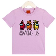 뉴욕꼬맹이 아동용 통기성 어몽어스 NY반팔 티셔츠 US025