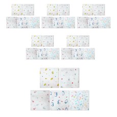 BabyBoom 純棉印花手帕 5款 各6入