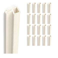 PVC 계단몰딩 2300 x 30 x 15 mm 21p, 화이트, 1개