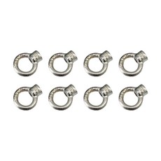 Innotime 鐵製吊環螺母 8mm IN124 8入, 1個, 8個, M8, 40.3mm