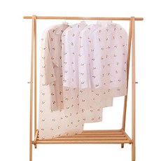 DM Corporation I Love Home 簡約圖案衣物防塵套 TYPE3 60 x 90 cm, 5個, 1入