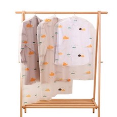 DM Corporation I Love Home 簡約圖案衣架套 衣服防塵套 TYPE1 60 x 80cm, 5個, 1入