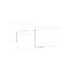 Jaquere Weekly夾紙 3入, 10張