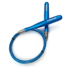 KARONSON 頂級超高速鋼絲跳繩, 寶石藍