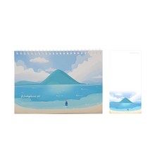 JLogue 濟州島白沙灘萬年週計劃表+年糕備忘錄組, 混色