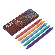 Kaco Pure Edition 復古中性筆 Ver 3 Set of 5 0.5mm, 混色, 1套