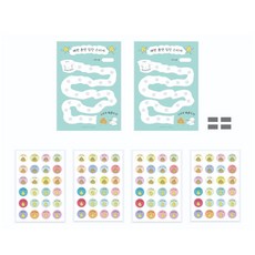 BABY PLANET 排便訓練讚美貼紙組, 混色, 1組