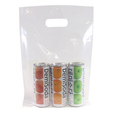 BEST PACK PE 環形塑膠購物袋 100入, 透明, 100個