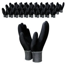 ilovegh PU薄內層手套S, 黑色的, 50套