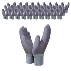 장갑이네 PU 얇은 속장갑 S, 회색, 50세트