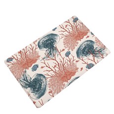 時尚色彩獨特插畫系列地墊, 08, 1個