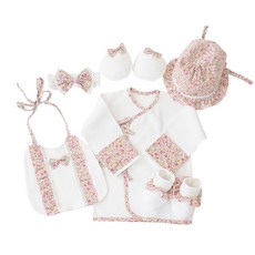 NANDDONG 孩童碎花肚衣DIY縫紉5件組, 男女通用