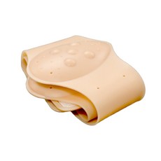 리즈바디 발바닥 실리콘 밴드 깔창 베이지, 2개