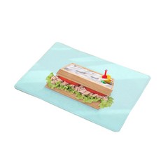 有趣的食物攝影藝術防滑地墊, 02, 1個