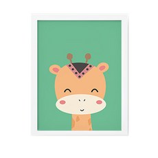 뚜뚜아트 북유럽스타일 아이방 그림 기린 닉