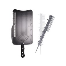 專用染色工具組 W2染髮梳+W3染髮梳+挑染板, 混色, 1套