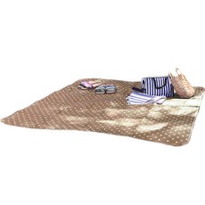 防水野餐墊, 棕色的