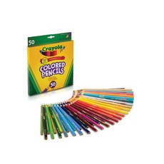 Crayola 繪兒樂 色鉛筆組, 50色, 1組