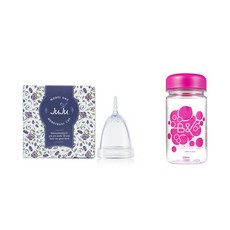 JuJu 생리컵 + 세척 용기 세트 모델1, 1세트