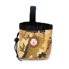 迷彩寵物訓練用零食包 RD_118, 淺褐色的, 1個