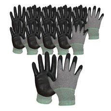 工業安全手套 M號, 混色, 10個