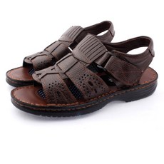 WALK SENSE 男士的非奧什舒適魔術貼涼鞋