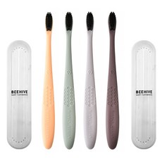 市場 A 蜂窩柄牙刷隨機出貨 4p + 盒 2p, 1套