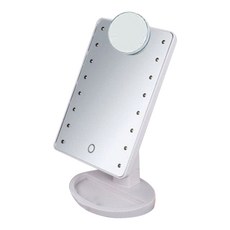 家用16LED化妝立燈化妝鏡, 白色的