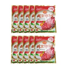 식자재왕 실속 쇠고기 다시, 10개, 1kg
