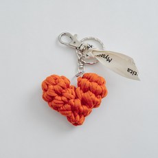 미스티코티타 DIY 클라라 하트키링 만들기 세트, 1세트, 오렌지