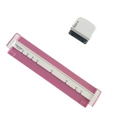 打孔器 號碼 鑽孔機組, 粉色的, 1套