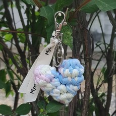 MystiKotita DIY克拉拉心鑰匙圈製作套組, 1套, 棉花糖