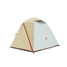 Quechua 穹頂停電露營避難所, 淺褐色, 4人