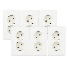 V系列 乳白色 雙孔插座 3p, 2個