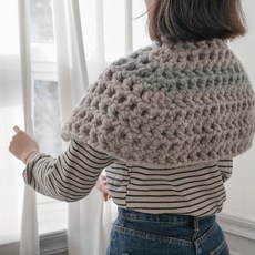 slow moments 粗針織領片DIY組, 1套, 混色