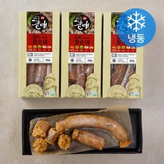 탐모라식품 김치가 들어간 찰순대 (냉동), 250g, 3팩