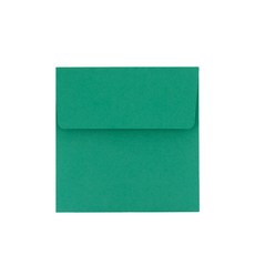 Bearplay 正方形明信片信封 11.5 x 11.5 cm, 綠色, 20個