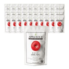 푸릇푸릇 통째로 짠 사과즙, 60개, 100ml