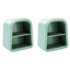 多用途肥皂手機雜物置物架, 綠色, 2個