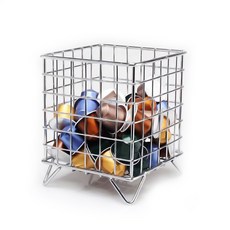 咖啡膠囊鐵製多用途收納盒, 單一顏色, 1個